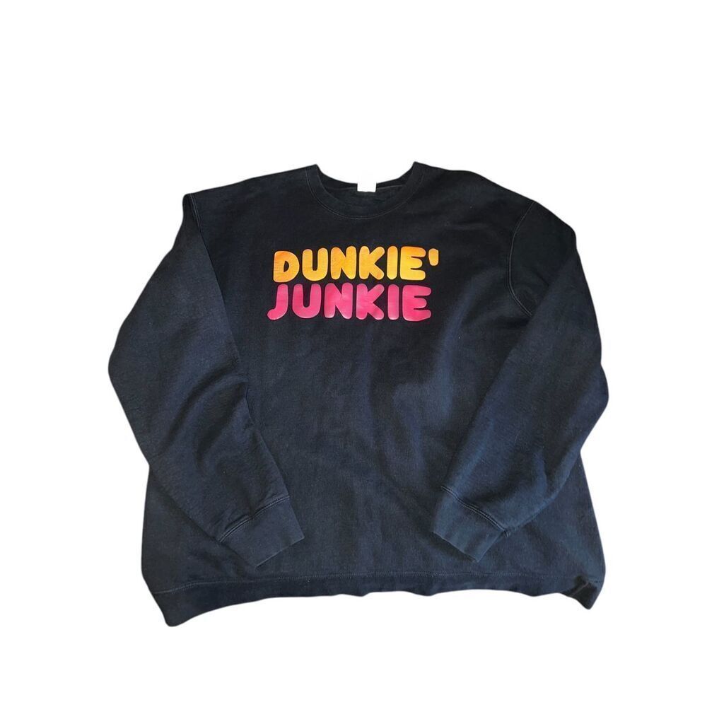 Unisex Crewneck Dunkie Junkie Donuts 2XL